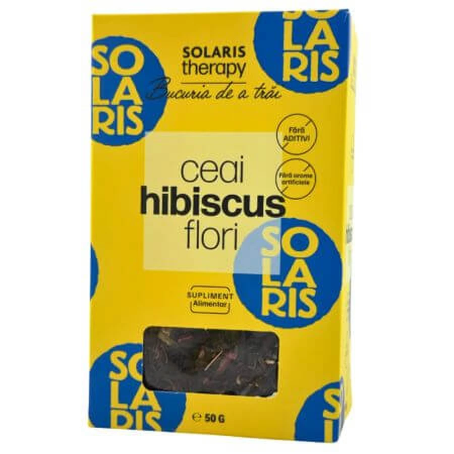 Hibiscus flower tea, 50 grams, Solaris