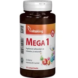 Mega 1 met foliumzuur en B12, 30 tabletten, Vitaking