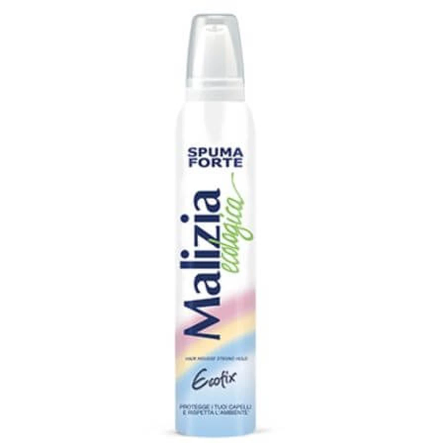 Starker ökologischer Haarschaum, 200 ml, Malizia