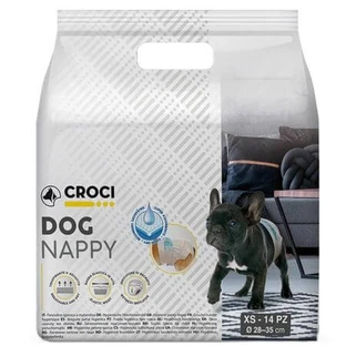 Hundewindeln für Hunde, XS (28-35 cm), 14 Stück, Hundewindeln, XS (28-35 cm), 14 Stück, Croci