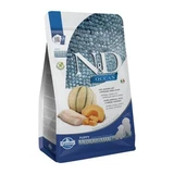 Droog hondenvoer met kabeljauw, pompoen en meloen voor honden Puppy Medium en Maxi Ocean N&D, 2.5 kg, Farmina