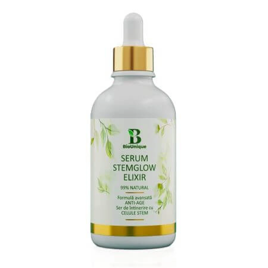 Elixir Suero Facial con Células Madre Vegetales Stemglow, 30 ml, Biounique