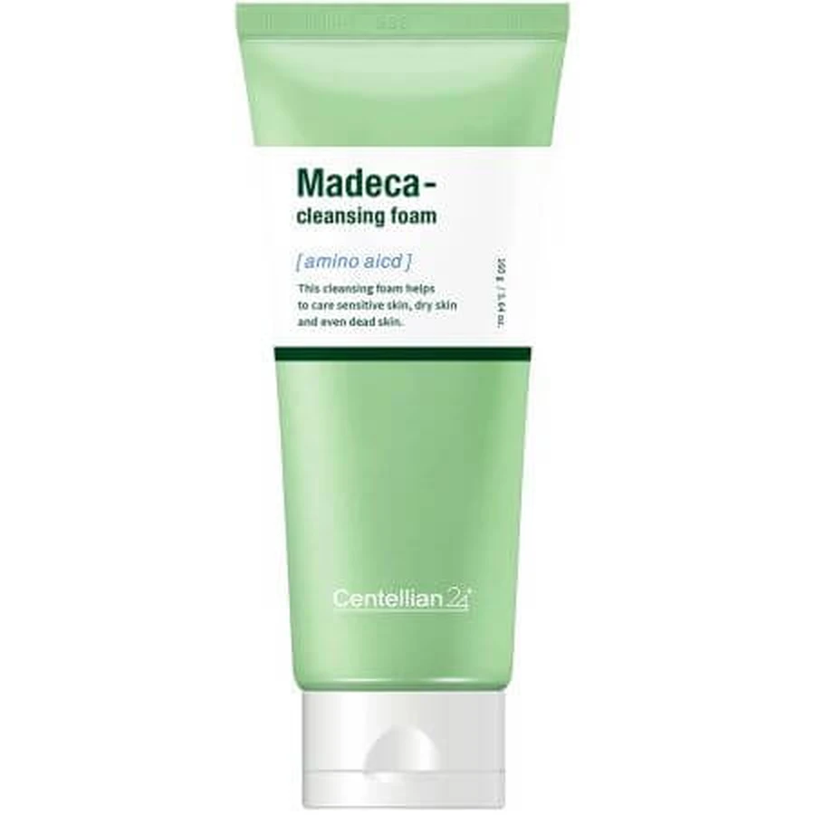 Espuma limpiadora con aminoácidos y Centella, Madeca Aminoácidos, 160 ml, Centellian 24