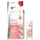 Nagelbehandlung 6 in 1 Nude Nude Nail Therapy Nagelpflege & Farbe, 5 ml, Eveline Cosmetics