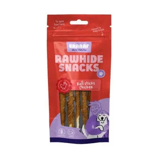 Dog Treats Roll Sticks Chicken, 80 g, Braaaf