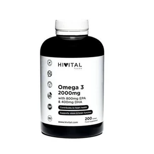 Omega 3, 2000 mg, 200 capsules, Hivital