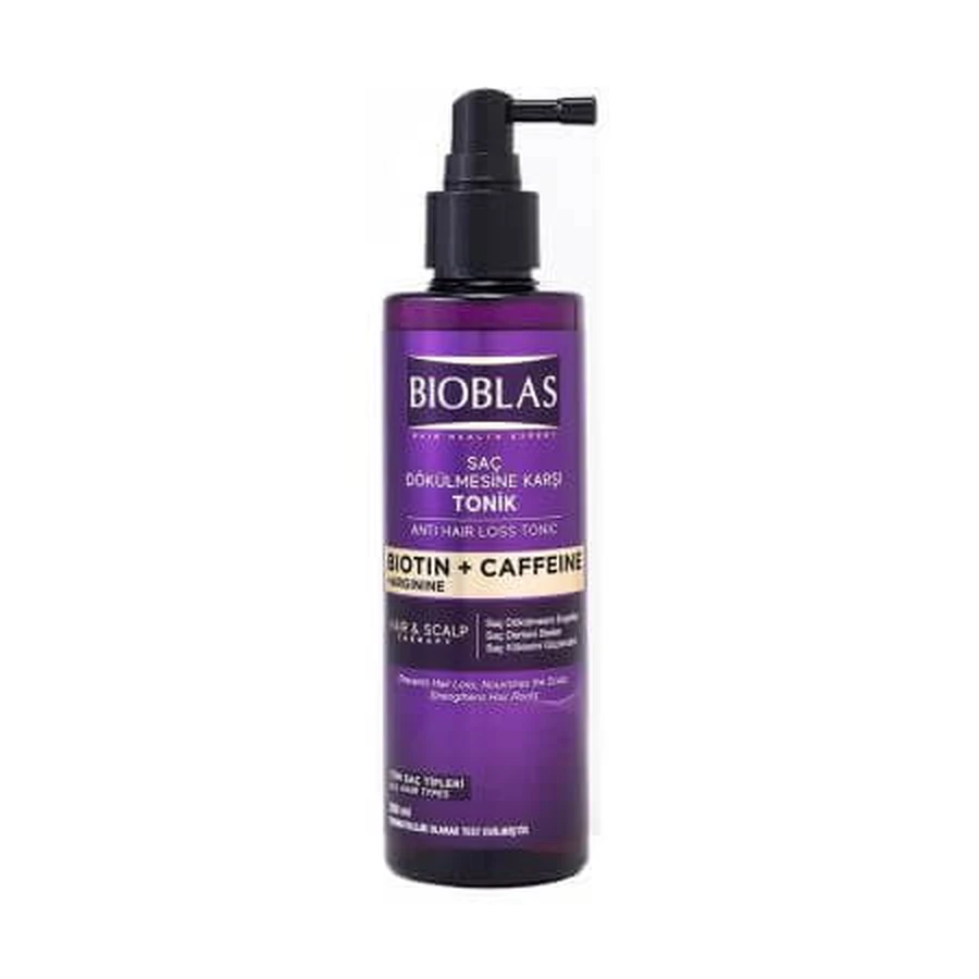 Anti-Fade Tonic met Biotine, Cafeïne en Arginine Biotine + Cafeïne, 200 ml, Bioblas