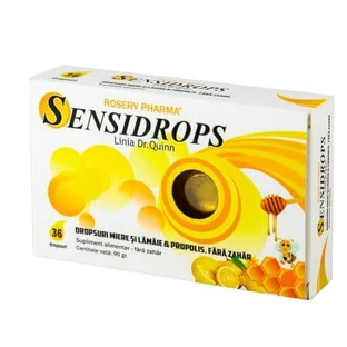 Sensidrops au miel, au citron et à la propolis, 36 gouttes, Dr.