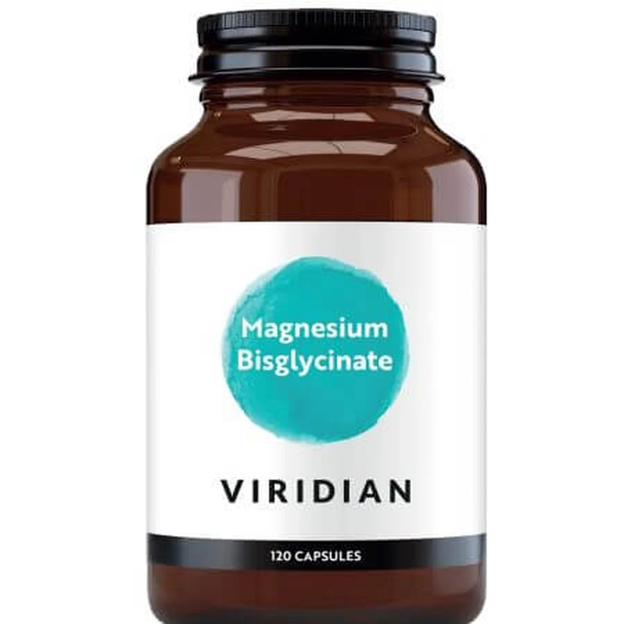 Magnesiumbisglycinaat, 120 capsules, Viridian