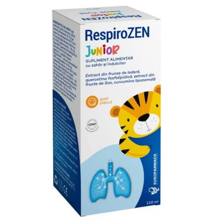 Respirozen Junior Syrup, 120 ml, Europharmaco