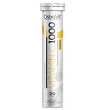 Vitamine C met citroensmaak, 1000 mg, 20 bruistabletten, OstroVit