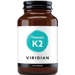Vitamina K2, 50 ug, 30 cápsulas, Viridian