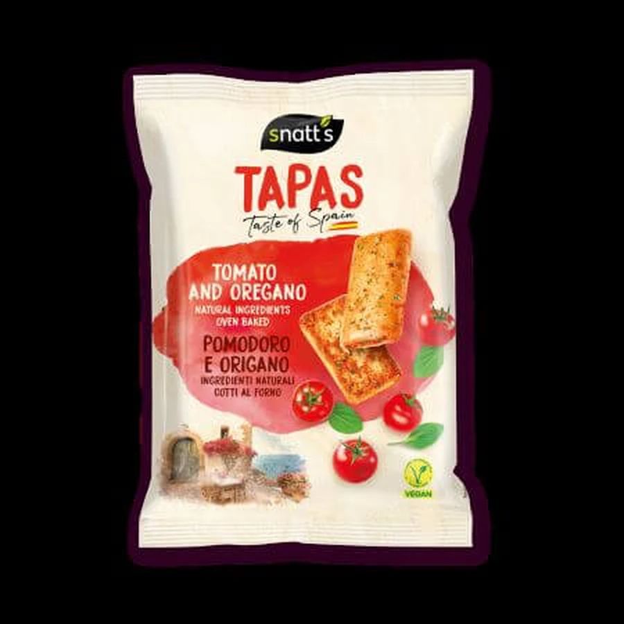 Tapas with tomato and oregano Tapas, 80 g, Grefusa