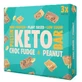 Protein bar with peanuts and chocolate chips Keto Bar, 3x30 g, Pulsin