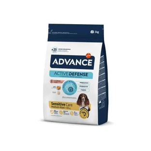 Pienso con salmón y arroz para perros Sensitive Care Active Defense, 3 kg, Advance Veterinary Diets