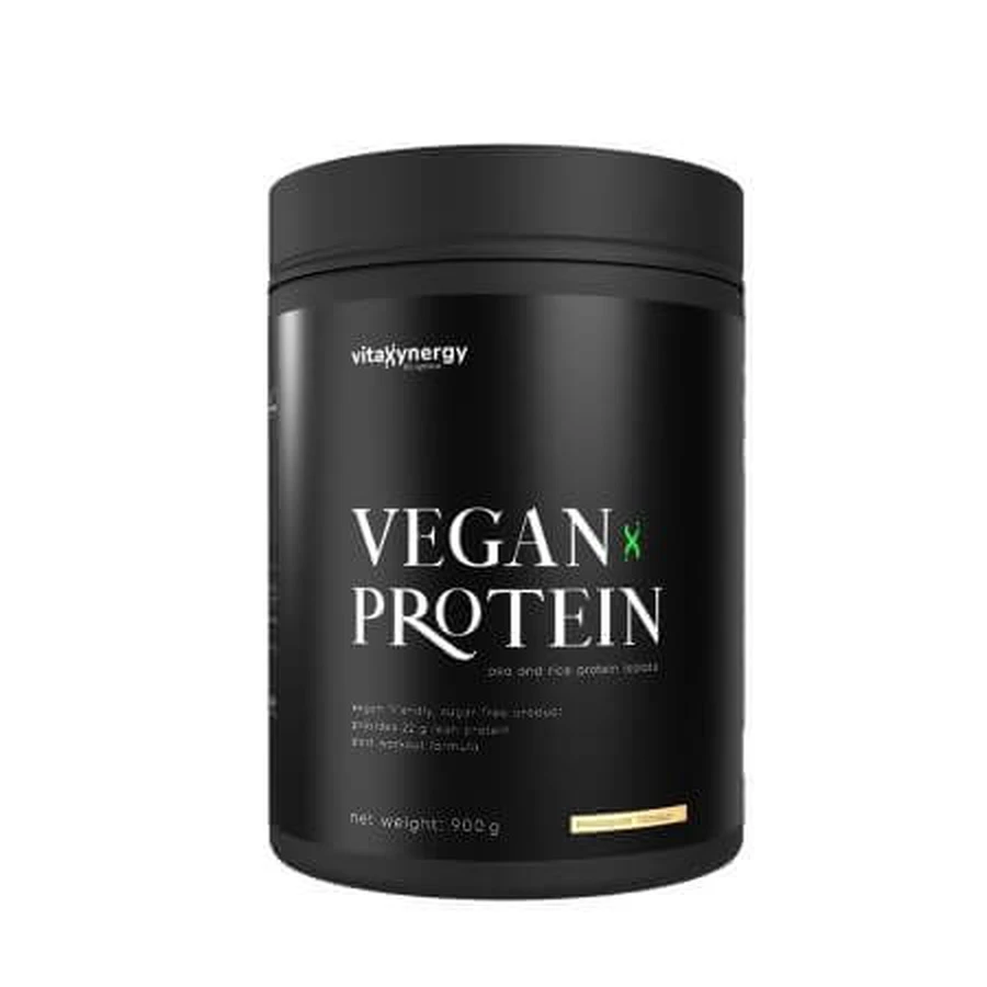 Protéine végétalienne au goût de massepain, 900 g, Vitaxynergy