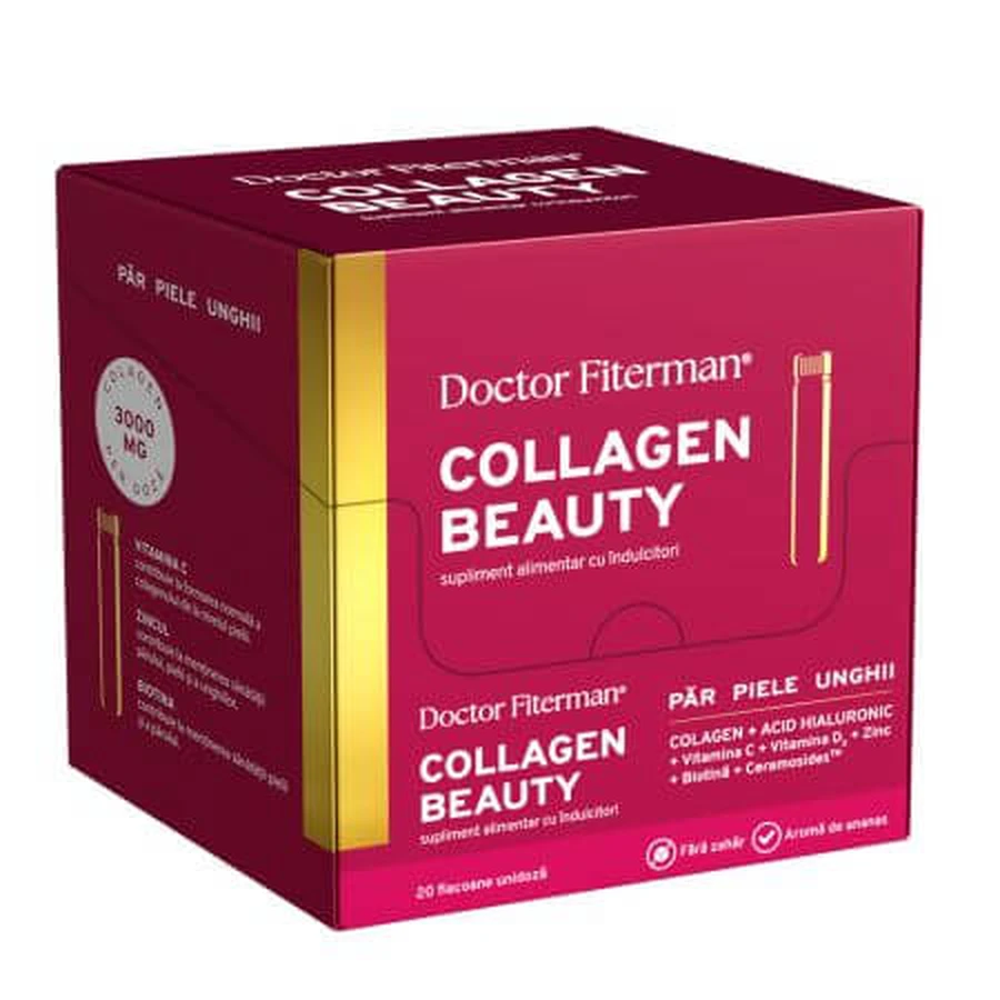 Collageen Beauty, 20 injectieflacons x 25 ml, Dokter Fiterman