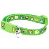 Cat collar for cats 10 x 230-350 mm Catmania Sushi Green, 1 piece, Croci