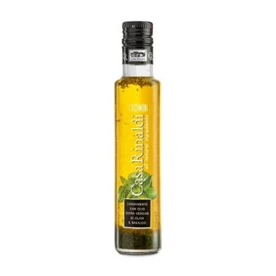 Extra virgin olive oil flavored with basil, 250 ml, Casa Rinaldi