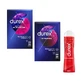 Emballage Prezervative Intense, 16 pièces + Prezervative Mutual Pleasure, 16 pièces + Strawberry Lubricant, 50 ml, Durex