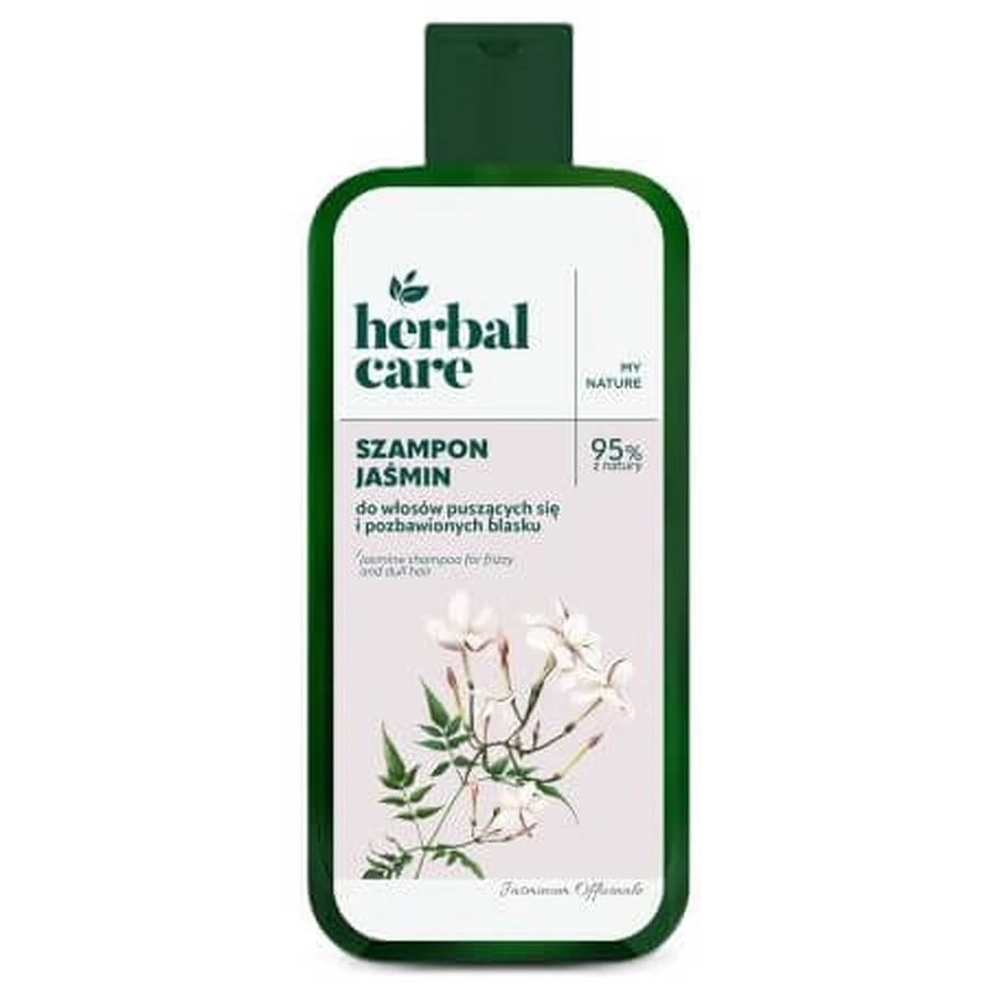 Shampoo met Jasmijnextract voor opstandig en dof haar Herbal Care, 330 ml, Farmona