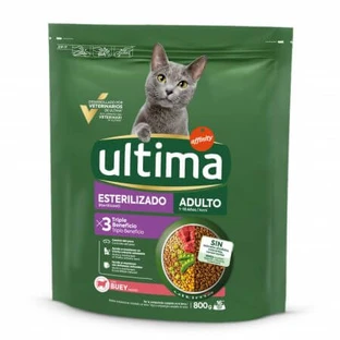 Pienso para gatos esterilizados, 800 g, Ultima