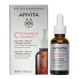 Bee Tech C15 sérum anti-rides à la vitamine C, 30 ml, Apivita