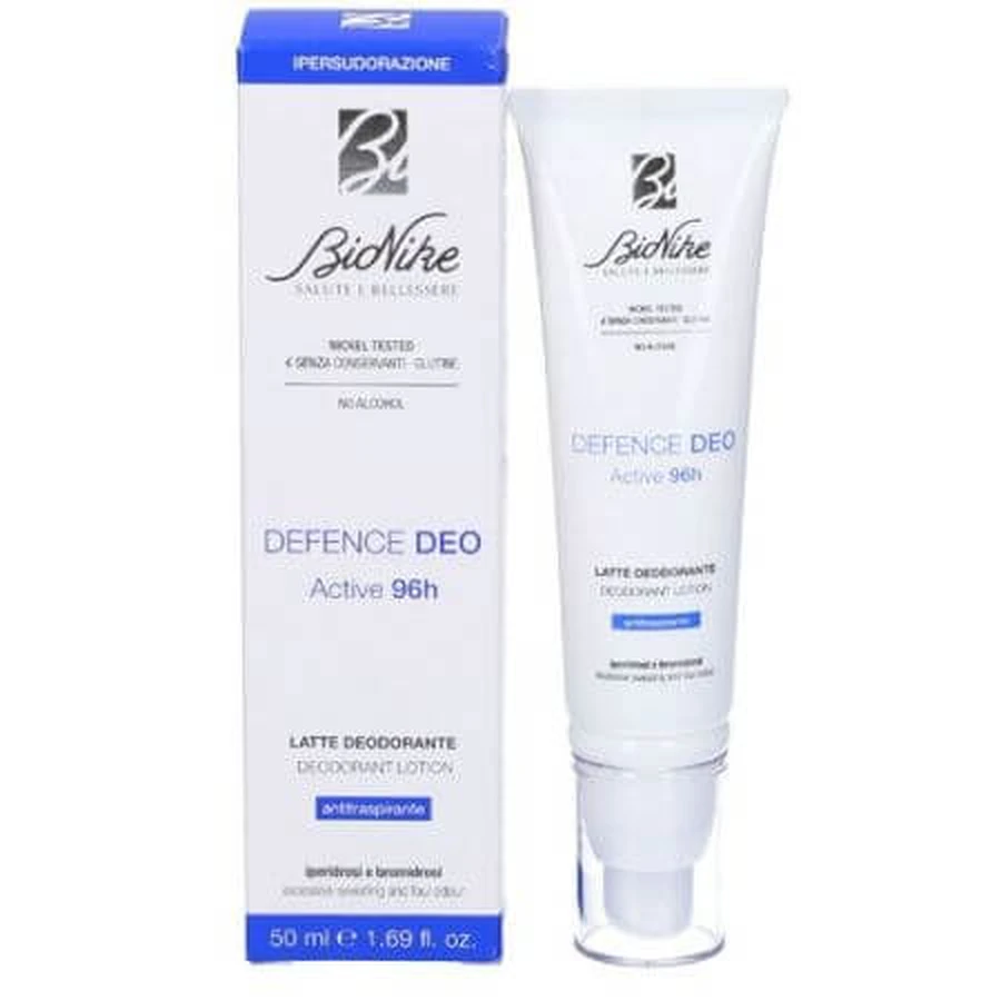 Desodorante en crema Defense Deo Active 96h, 50 ml, Bionike