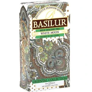 White Moon green tea, 25 sachets, Basilur