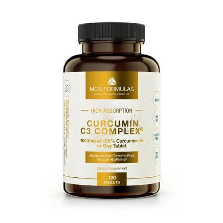 Curcumin C3 Complex, 120 capsules, Geneceutica