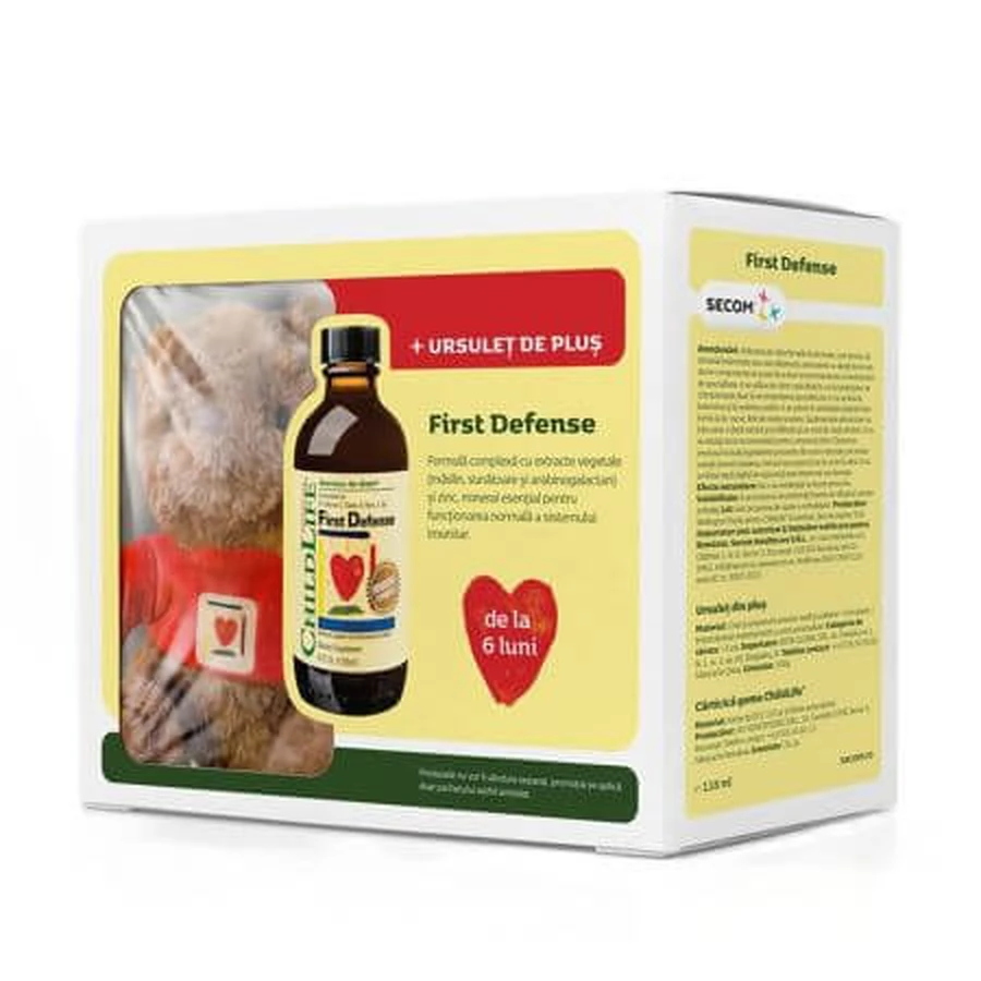 First Defense Syrup Pack 118,5 ml + extra Beutel, Secom