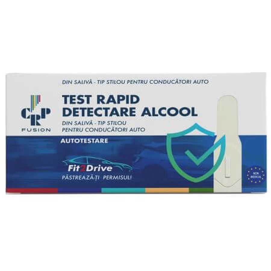Fit2Drive prueba rápida de alcohol en saliva con bolígrafo, 1 unidad, Crp Fusion