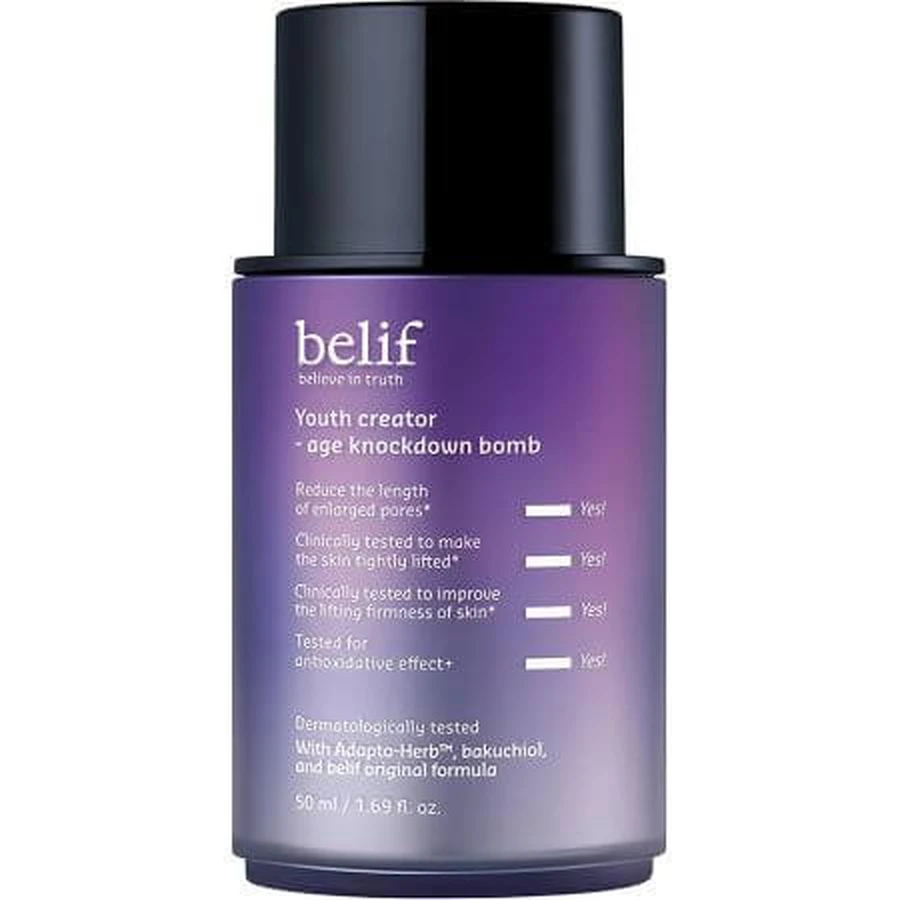 Age Knockdown concentrated anti-aging face serum, 50 ml, Belif