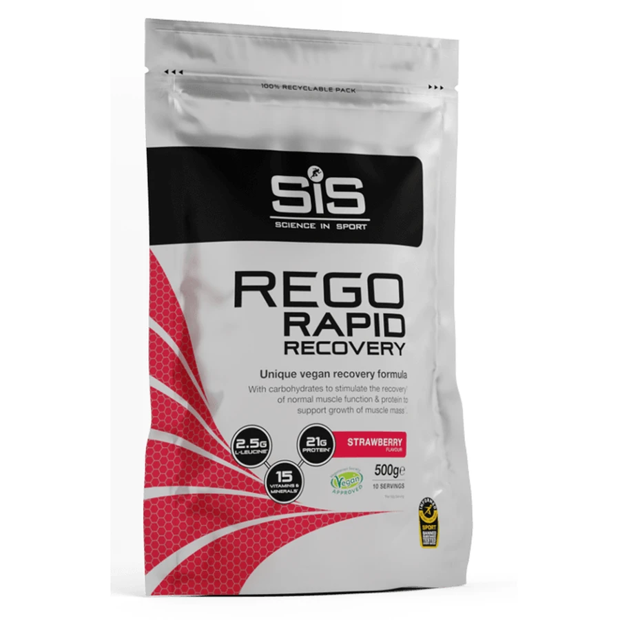 Sis Rego Rapid Recovery hersteldrank met aardbeiensmaak, 500 g, Science In Sport