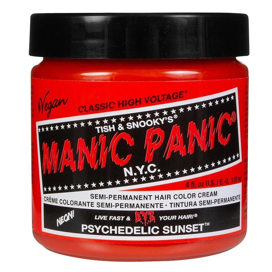 Semi-permanent hair dye Psychedelic Sunset, 118 ml, Manic Panic