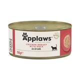 Wet cat food with chicken breast and duck for cats, 156 g, Applaws