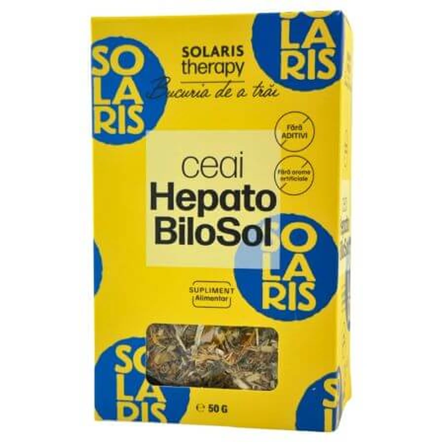 Thé thérapeutique Hepatobilosol, 50 grammes, Solaris