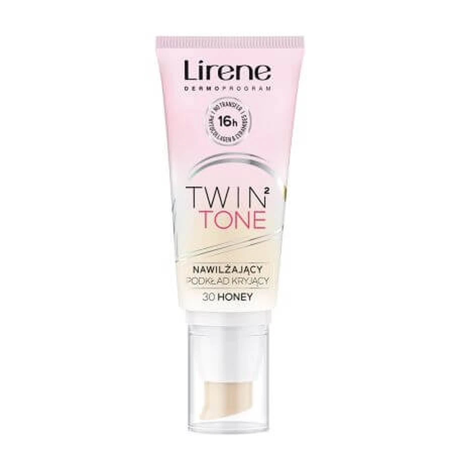 Overdrachtbestendige Foundation 30 Honey Twin 2 Tone, 30 ml, Lirene