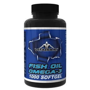 Omega 3 visolie, 1000 mg, 120 capsules, Vitabolic
