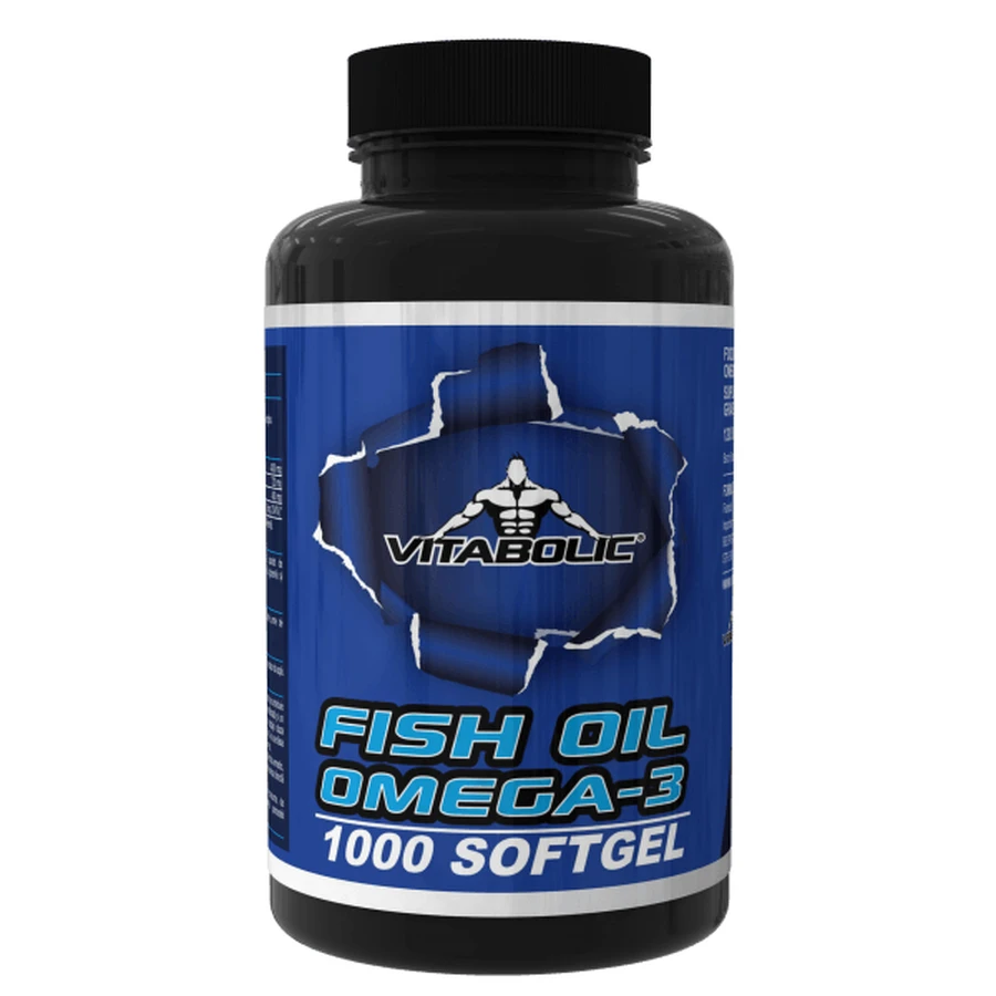 Omega 3 visolie, 1000 mg, 120 capsules, Vitabolic
