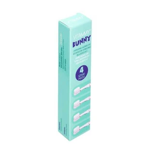 Satz mit 4 Stück. 4 Stück Reserve Zahnbürste Bunny, Vitammy