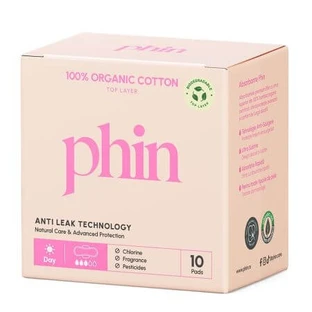 Tagesunterlagen aus Bio-Baumwolle, 10 Stück, Phin