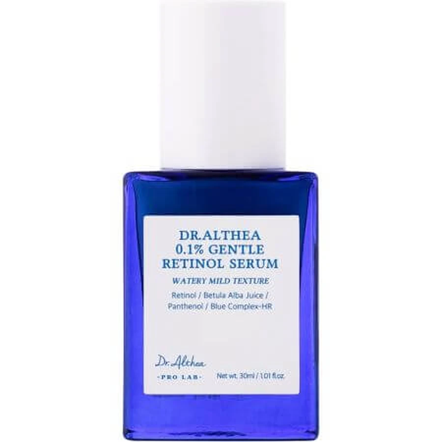 Serum facial con retinol 0,1% y bakuchiol Serum suave con retinol, 30 ml, Dr. Althea