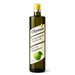 Natives Bio-Olivenöl extra, aromatisiert mit Bergamotte, 200 ml, Olyssos