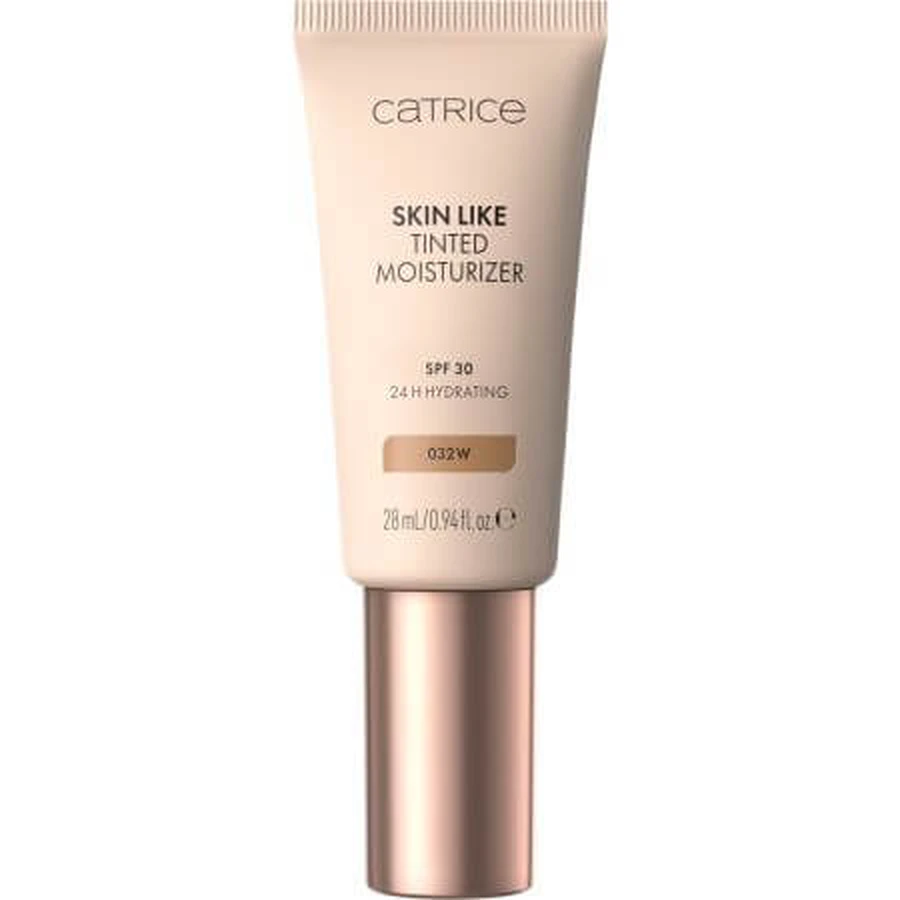 Feuchtigkeitsspendende Foundation 032W, Haut wie getönte Feuchtigkeitscreme, 28ml, Catrice