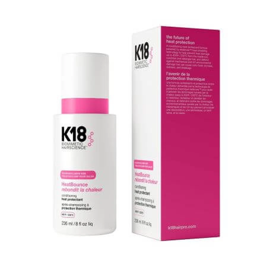 Heatbounce thermal protection leave-in spray, 236 ml, K18