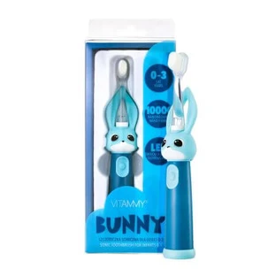 Blauwe elektrische tandenborstel voor kinderen Bunny, Vitammy