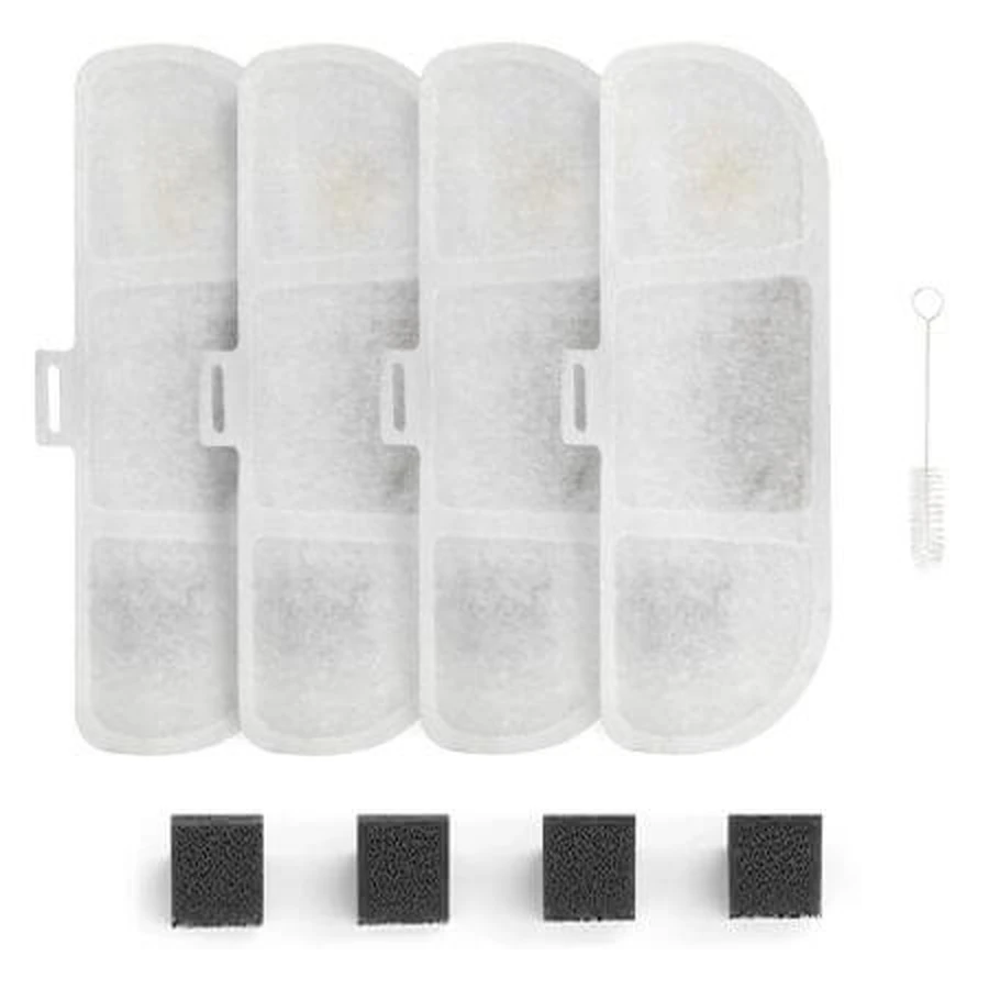 SHW-FNI-08 Edelstahl-Brunnenfilter-Set mit mobiler Anwendung, 4 Stück, Shaw