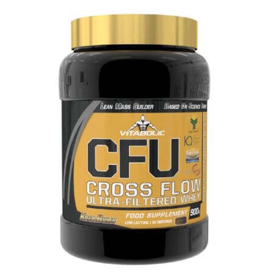 Eiweißpulver mit Schokoladengeschmack CFU Lean Mass Builder Whey, 900 g, Vitabolic