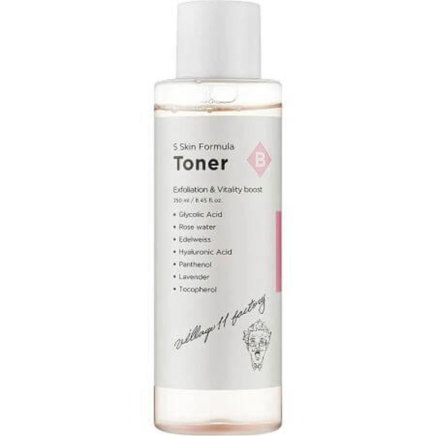 Exfoliërende Gezichtstoner 5 Huidformule, 250 ml, Village 11 Factory